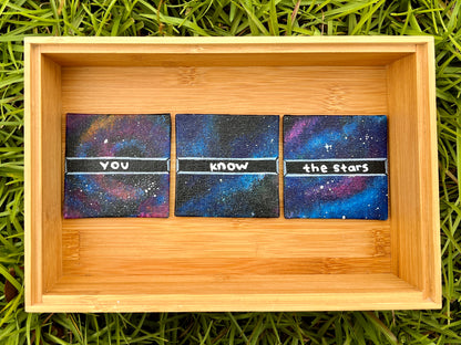 3 Piece Canvas Magnet Set—THE STARS